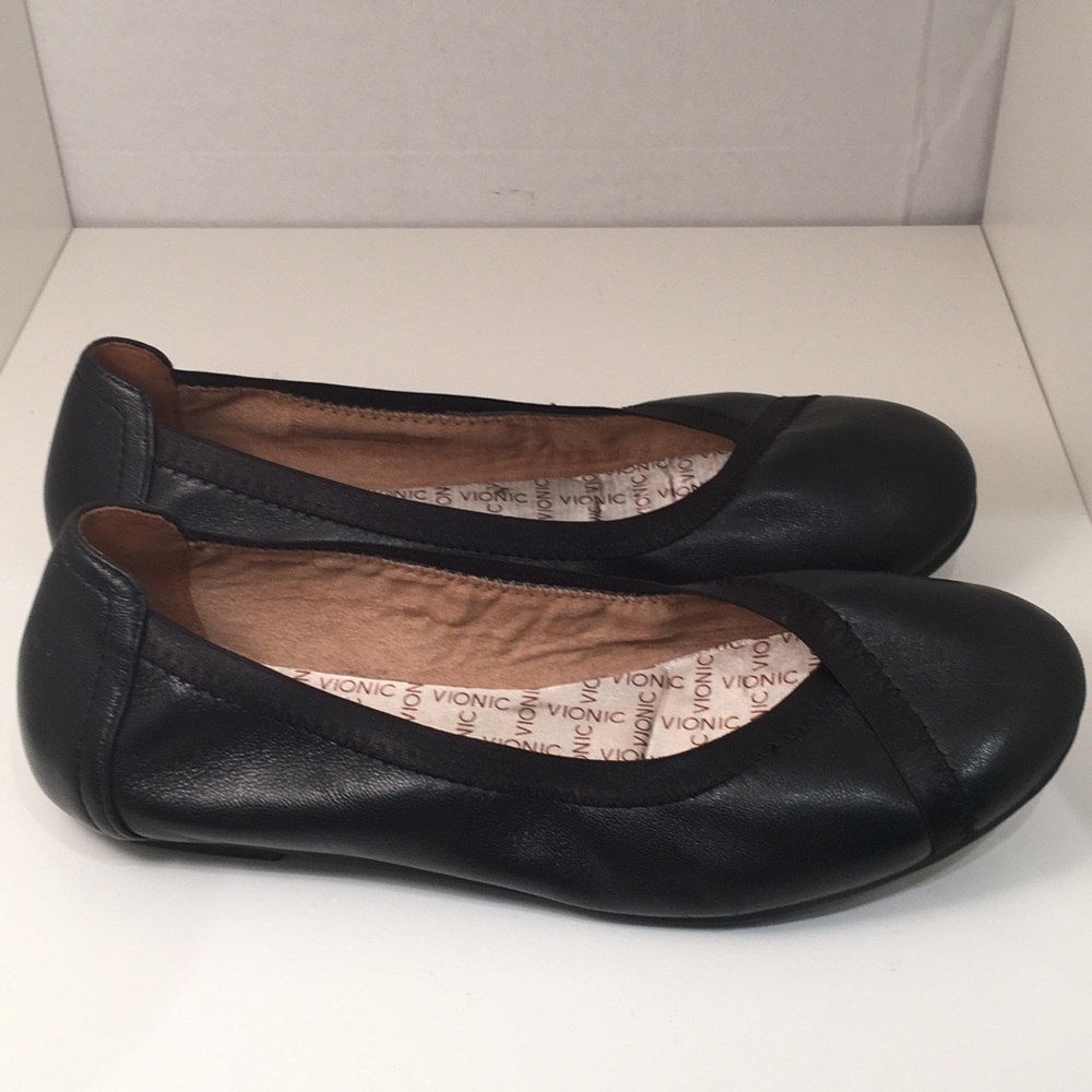 Vionic Shoes Flats Size 6 Black SB-J
